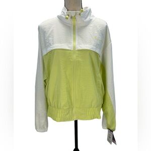 Champion Woven Full Zip Jacket - Frozen Lime / White Green - size 2XL